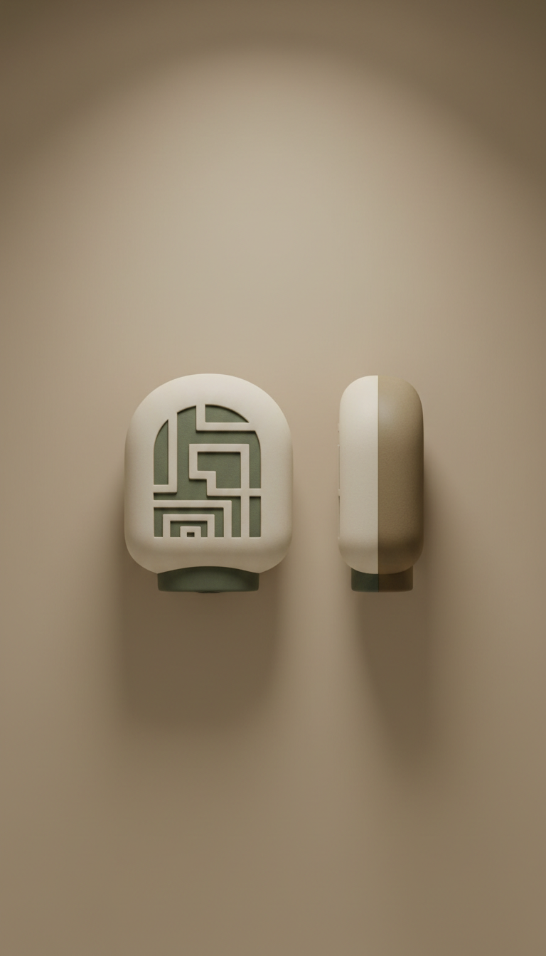 Ivory Clay Finished Premium Night Light